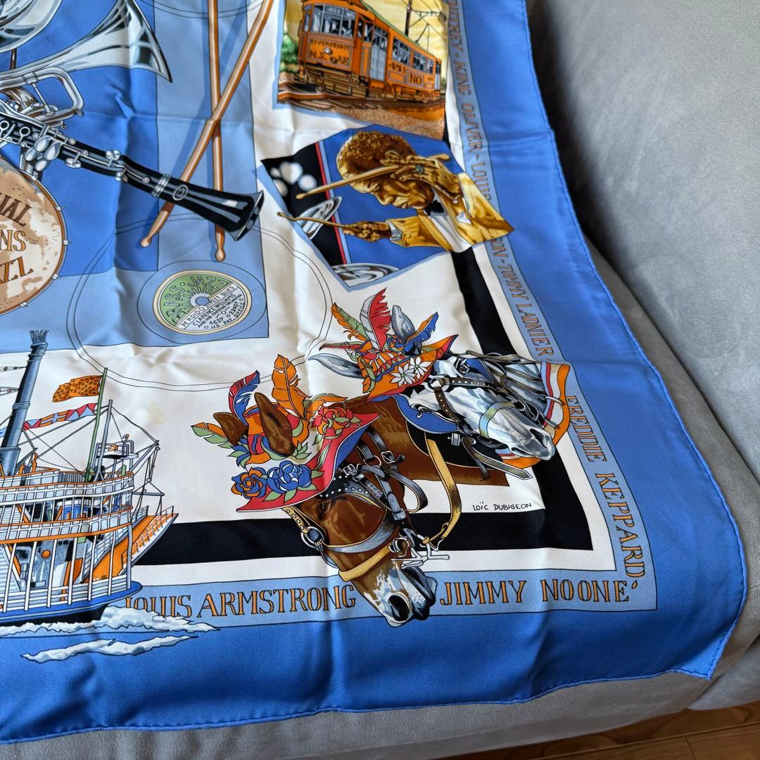 エルメス カレ 90 スカーフ ニューオリンズ クレオール ジャズ 1923