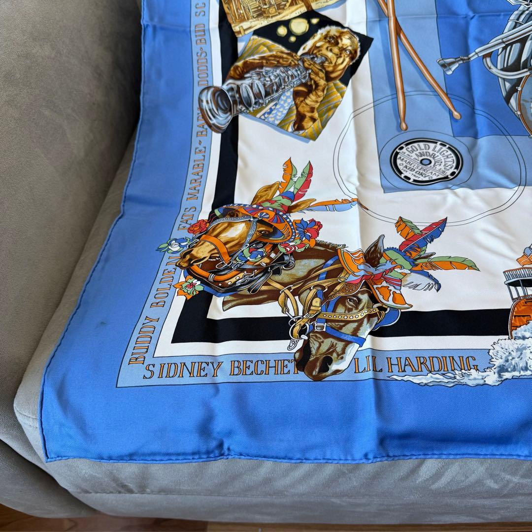 エルメス カレ 90 スカーフ ニューオリンズ クレオール ジャズ 1923