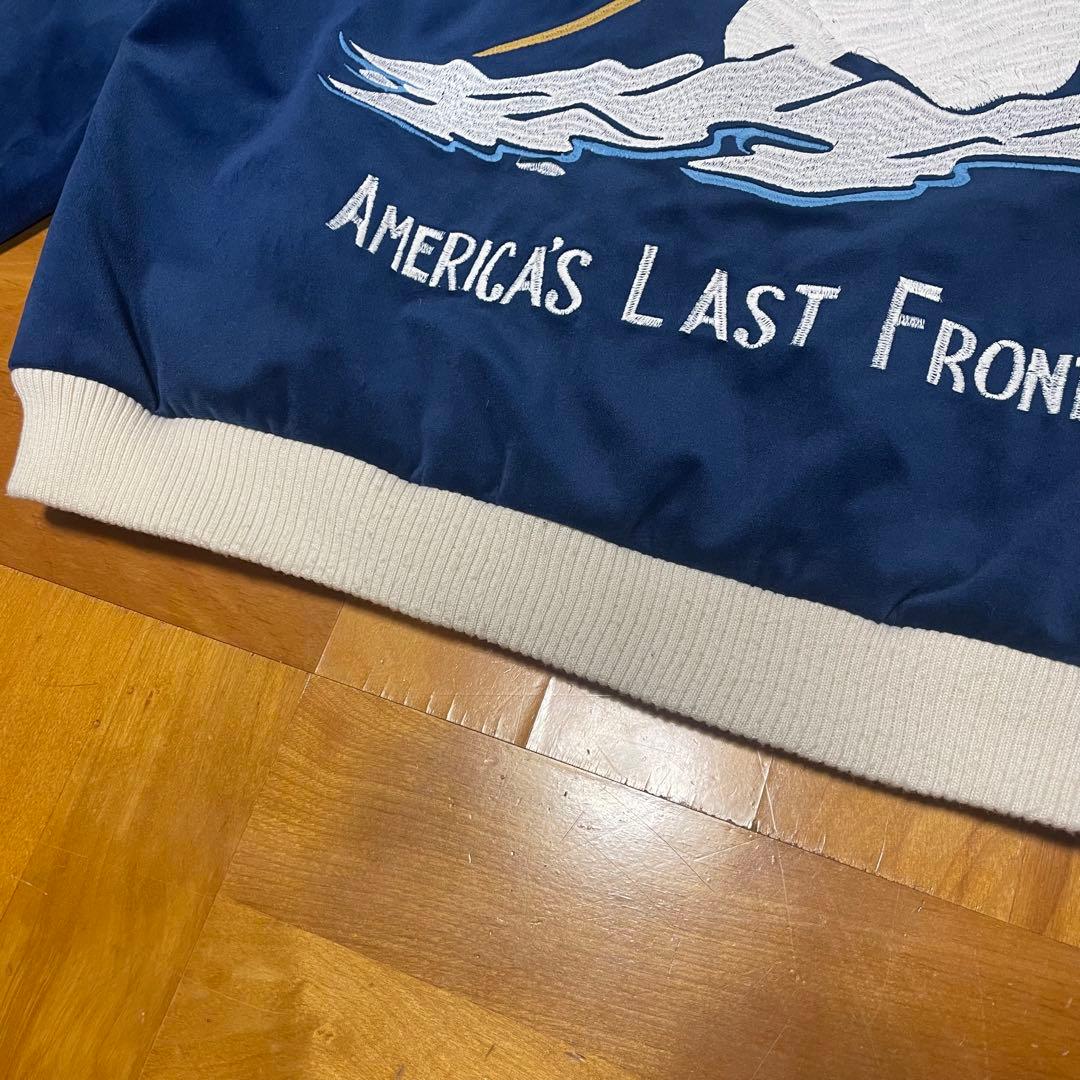 K*N様 【希少】HOUSTON / ALASKA柄 別珍 スカジャン サイズL