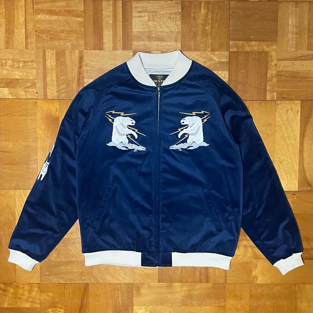 K*N様 【希少】HOUSTON / ALASKA柄 別珍 スカジャン サイズL