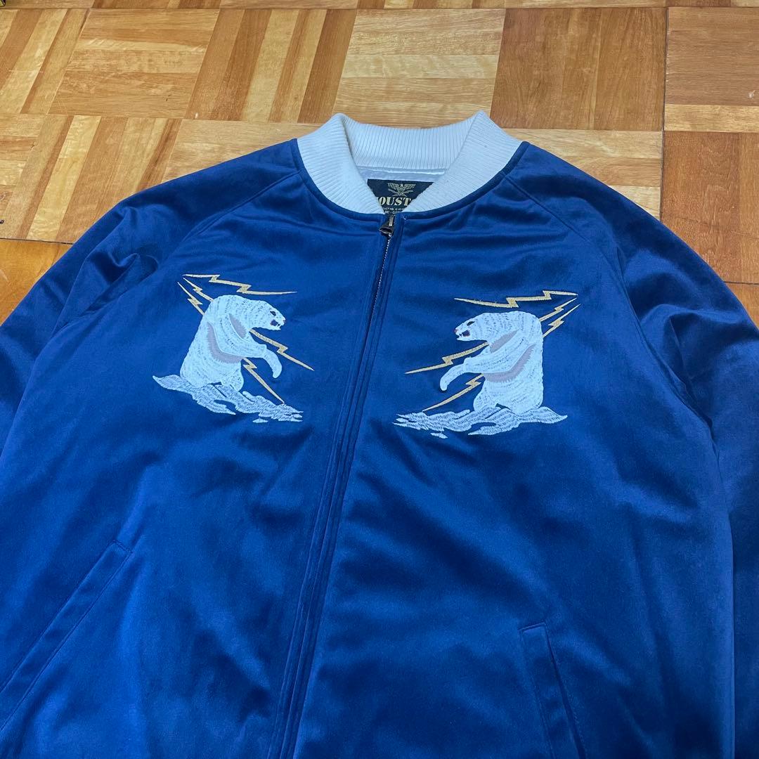 K*N様 【希少】HOUSTON / ALASKA柄 別珍 スカジャン サイズL