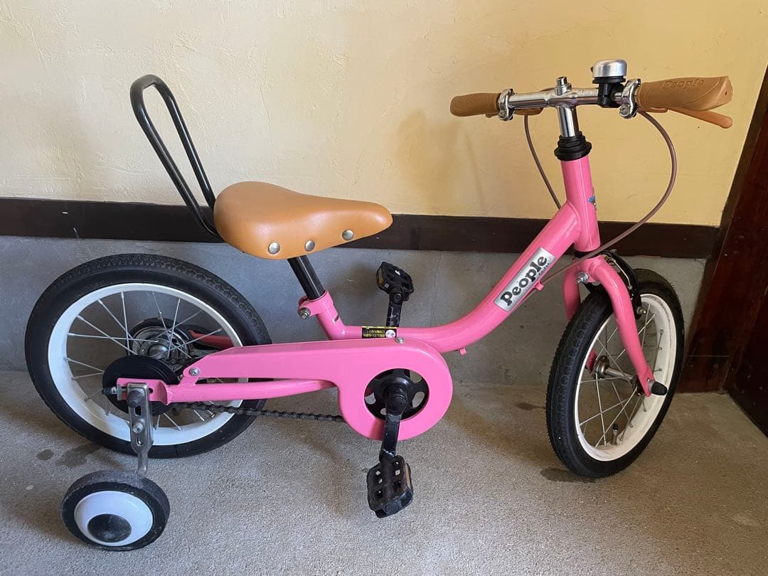 people 14インチ　補助輪付き自転車