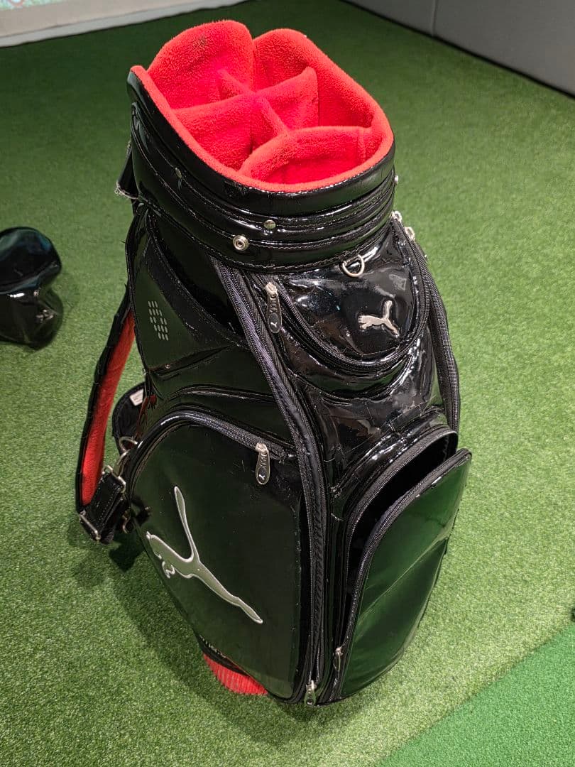 PUMA プーマ エナメル キャディバッグ CB ツアー プロフェッショナル