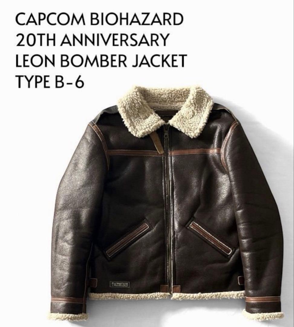 CAPCOM BIOHAZARD レオンモデル B-6 ムートンジャケット