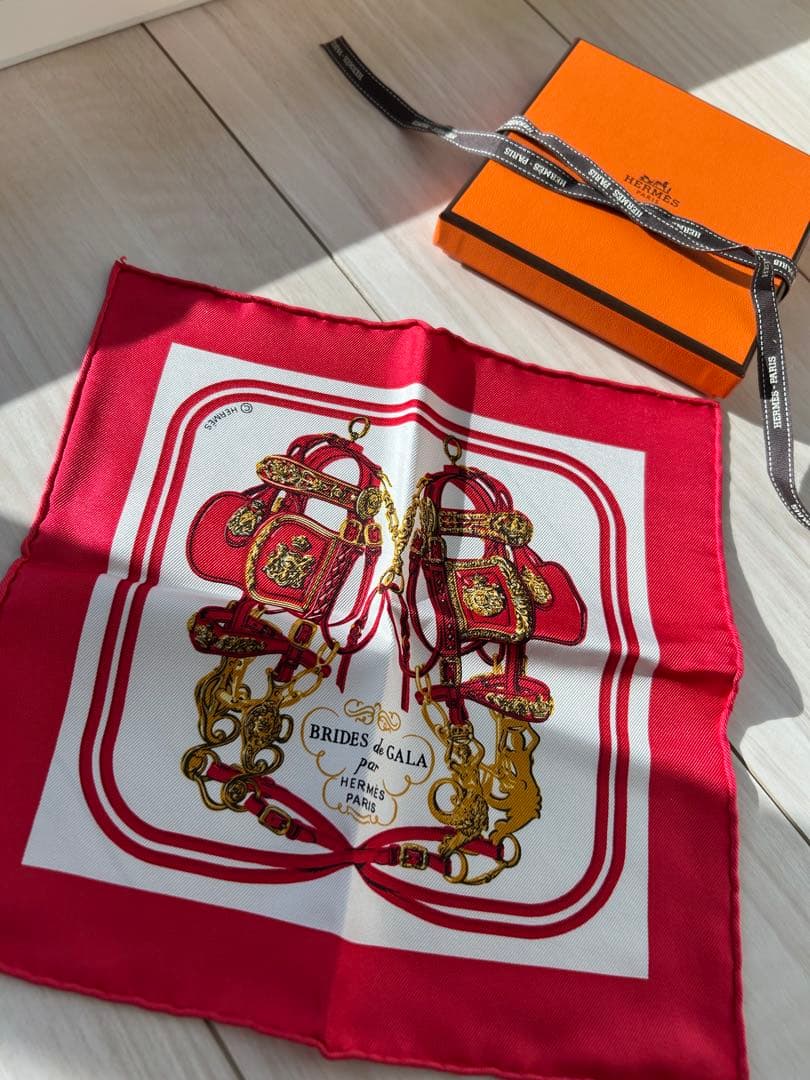【新品未使用】HERMES カレナノ　BRIDES DE GALA