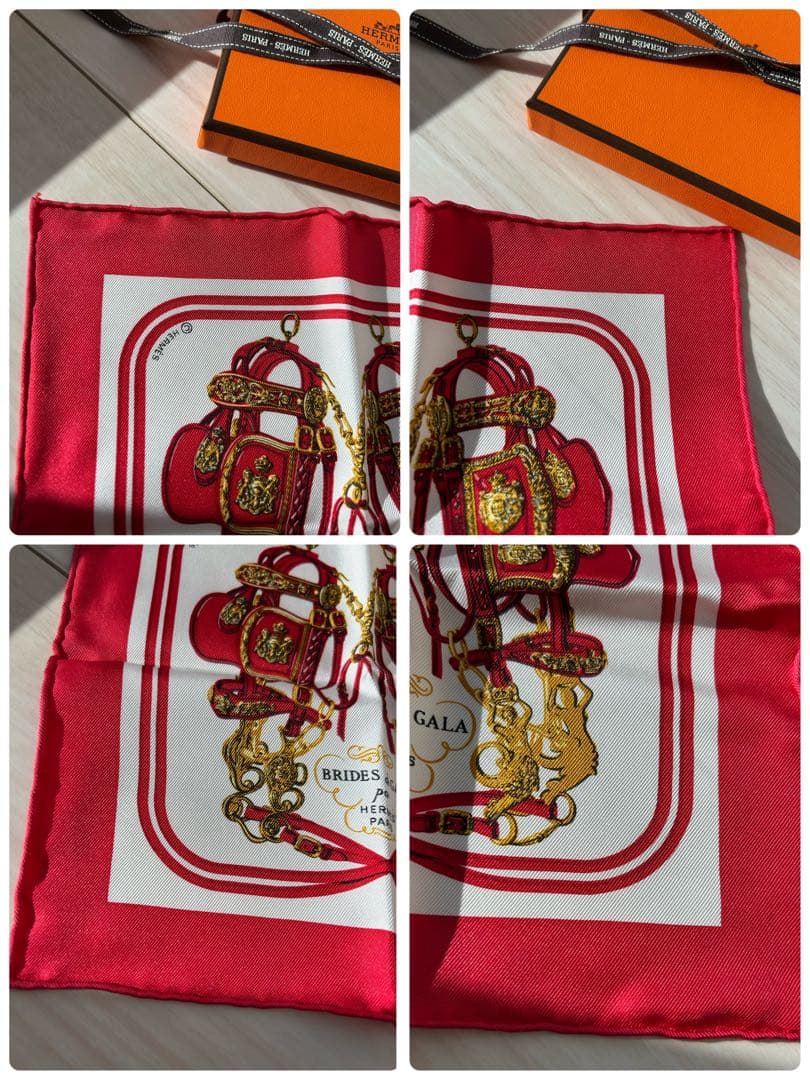 【新品未使用】HERMES カレナノ　BRIDES DE GALA