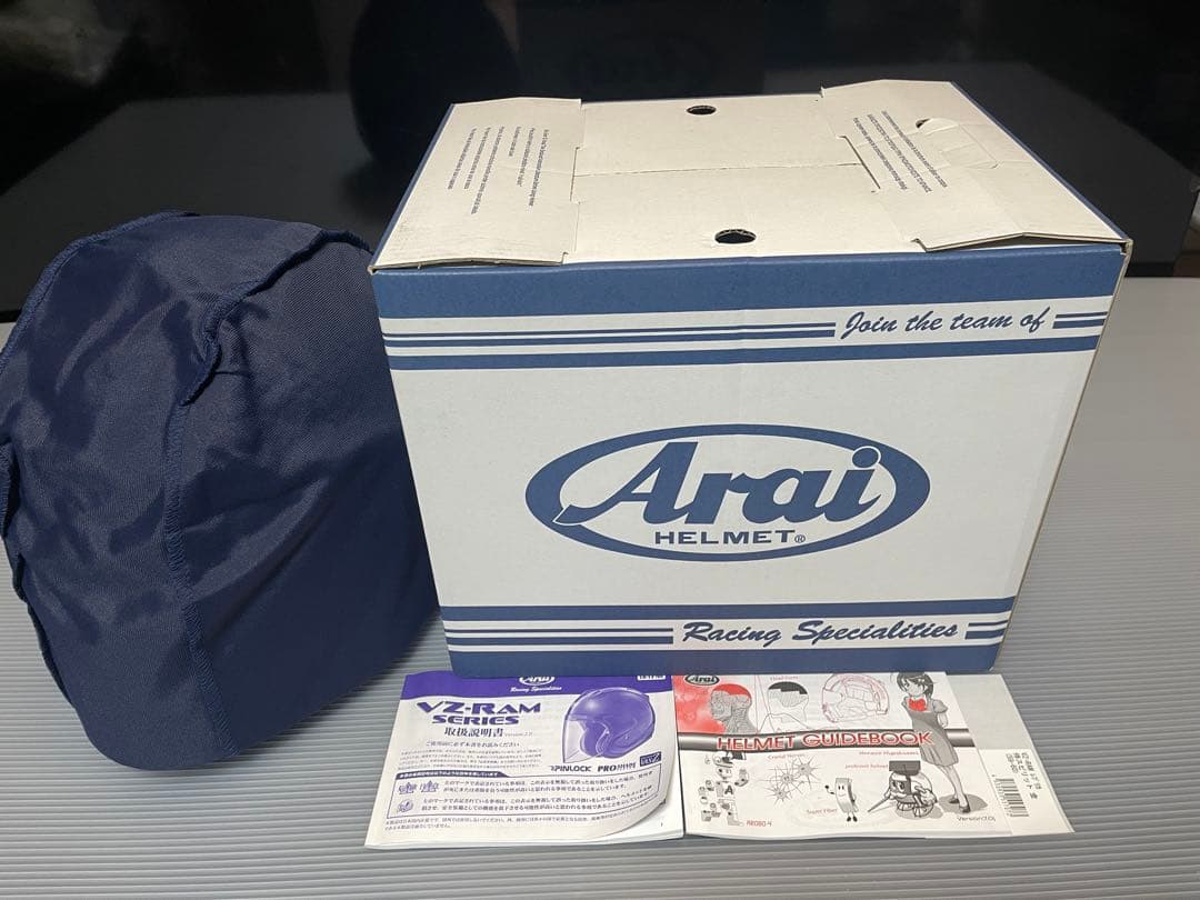 【希少】 Arai VZ-RAM 侍 ペドロサ Lサイズ 金 ジェットヘルメット