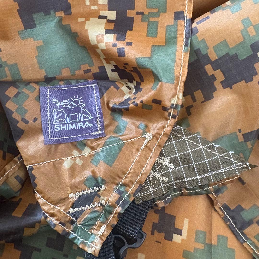 U.LSIMソロタープ(5×8) モザイクミリタリー