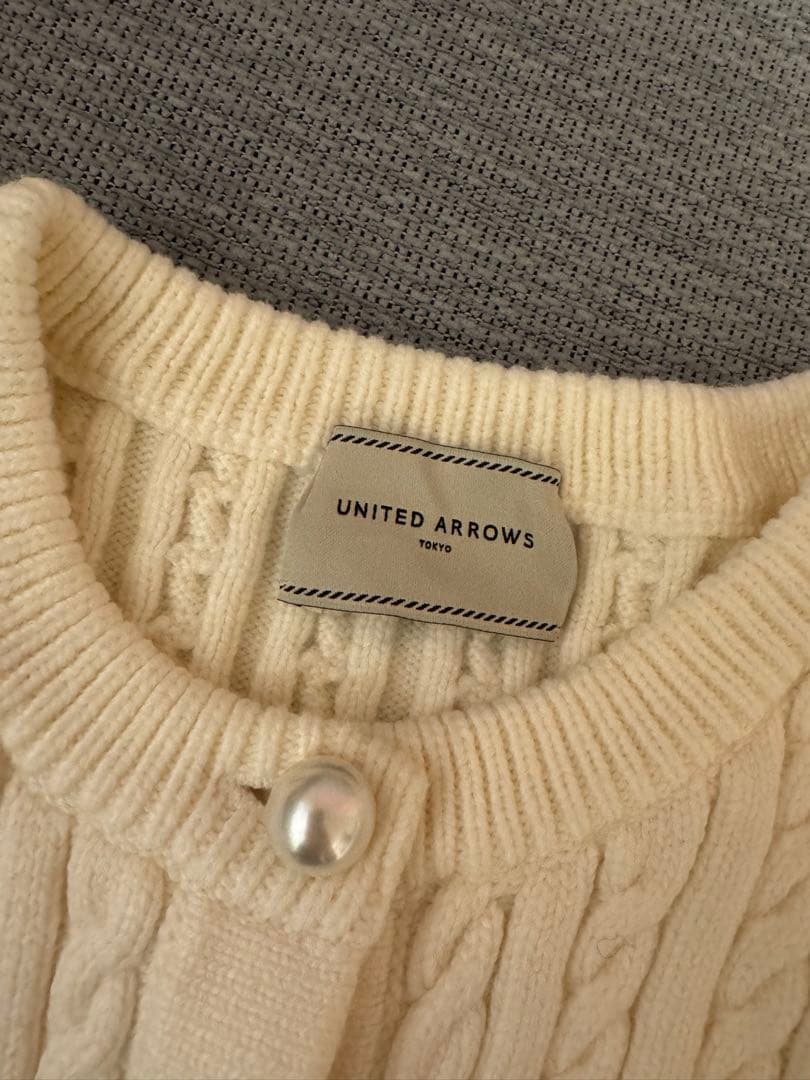 ユナイテッドアローズ　ケーブルカーディガン