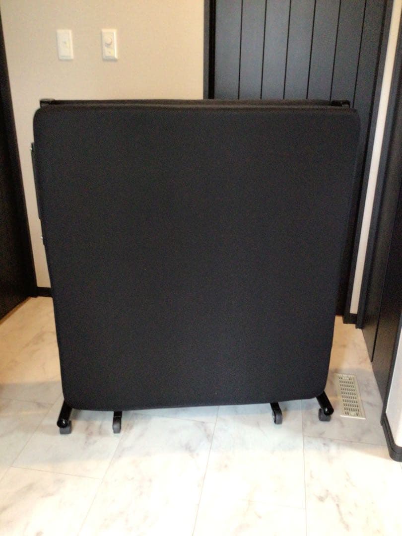 キャスター付き 折りたたみベッド シングル