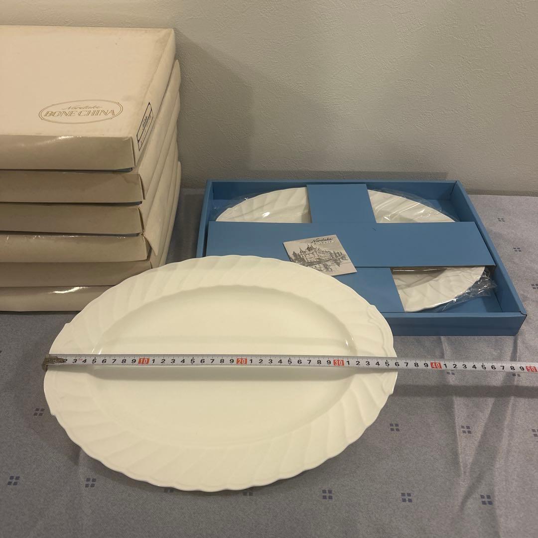 新品8 枚　ノリタケstudio collection オーバル大皿9810