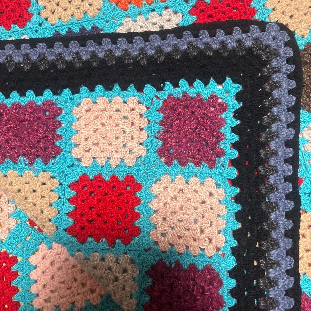圧縮発送ハンドメイド かぎ針編みマルチカバーハンドメイド