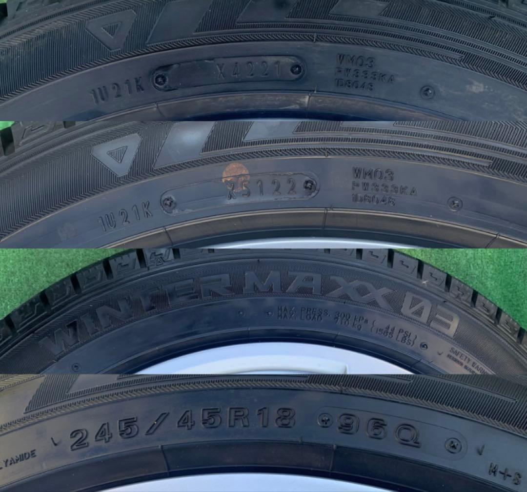  5シリーズF10 純正18インチ& 245/45R18 DUNLOP