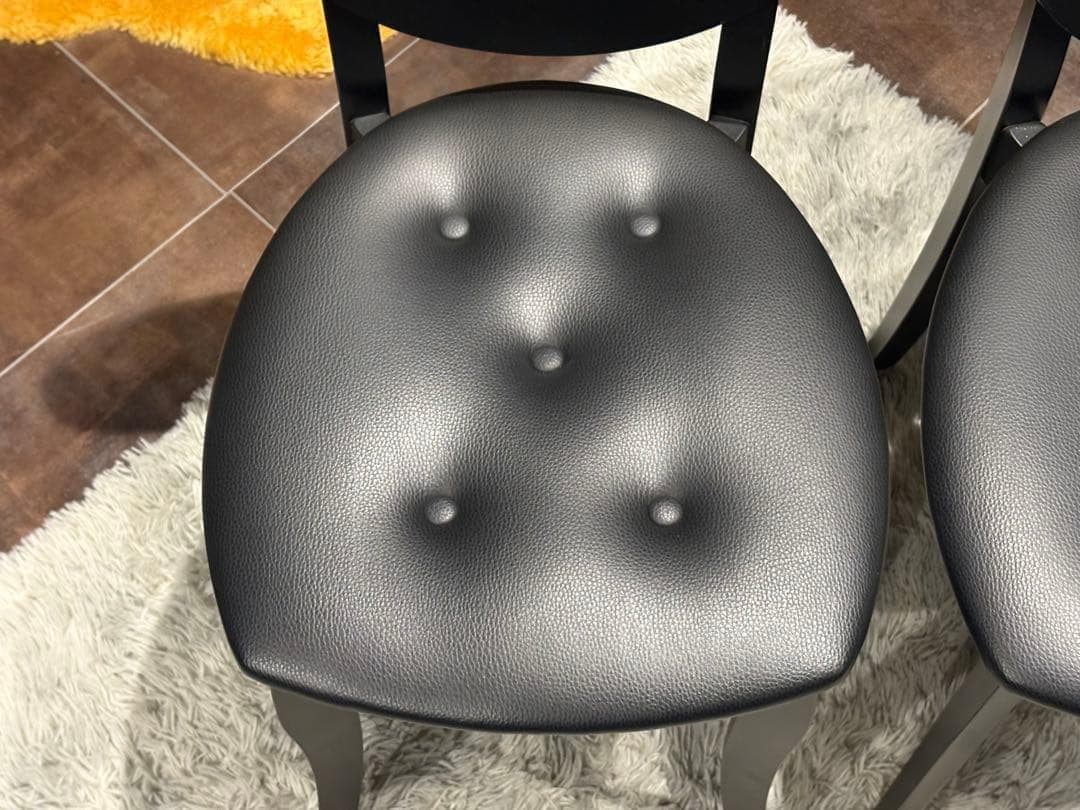 モダン　Buono ヴォーノ 6 ブラックチェア　パーソナルチェア 椅子 Sn