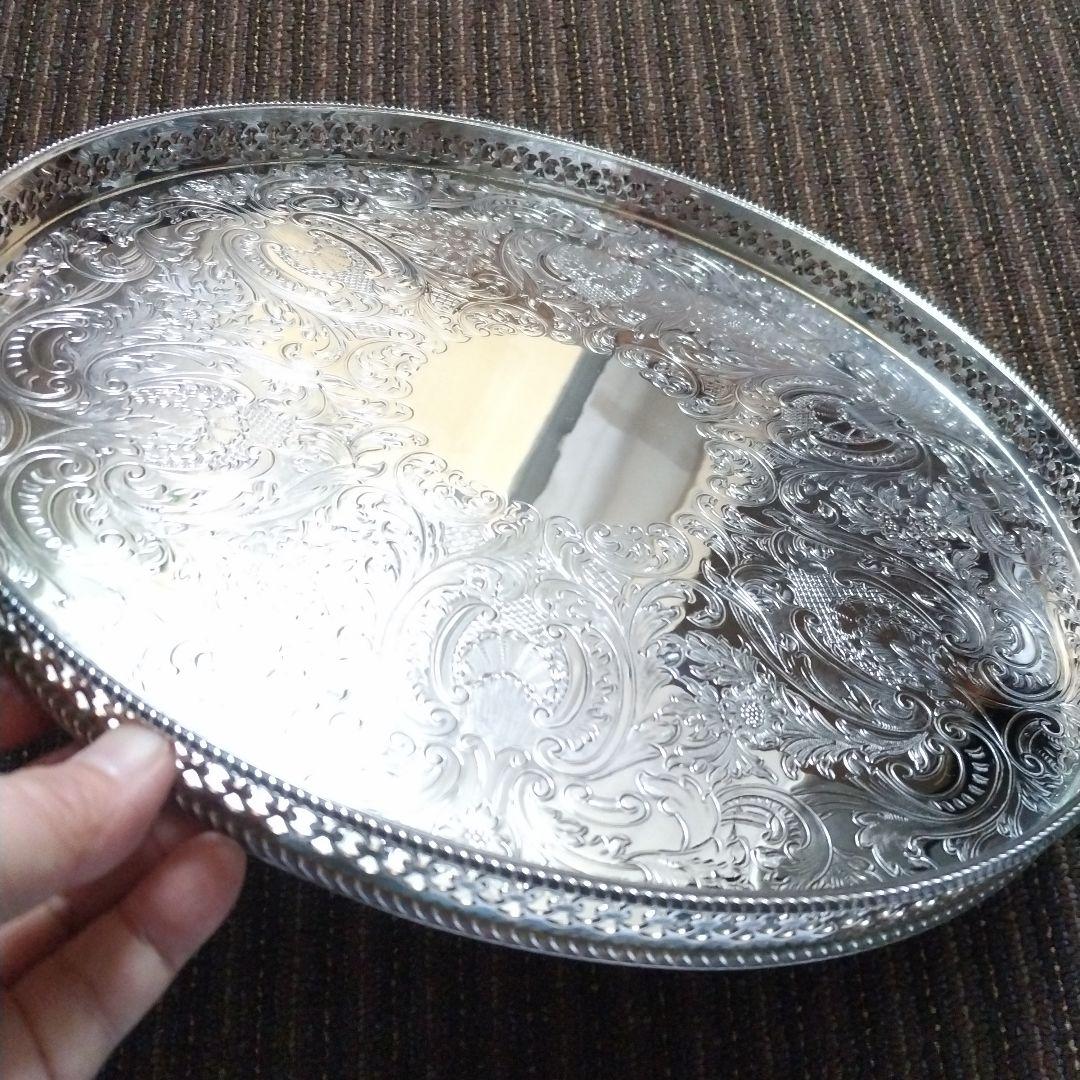 マッピン&ウェッブ　マッピンプレート　ラウンドトレイ／サービングトレイ　33ｃｍ