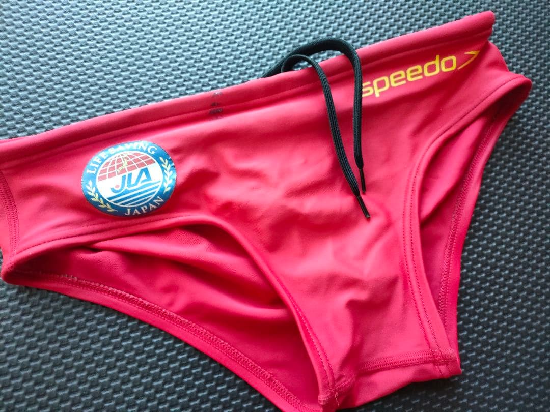 しー【希少】JLAライフセービング協会公式 メンズブーン　競パン　S