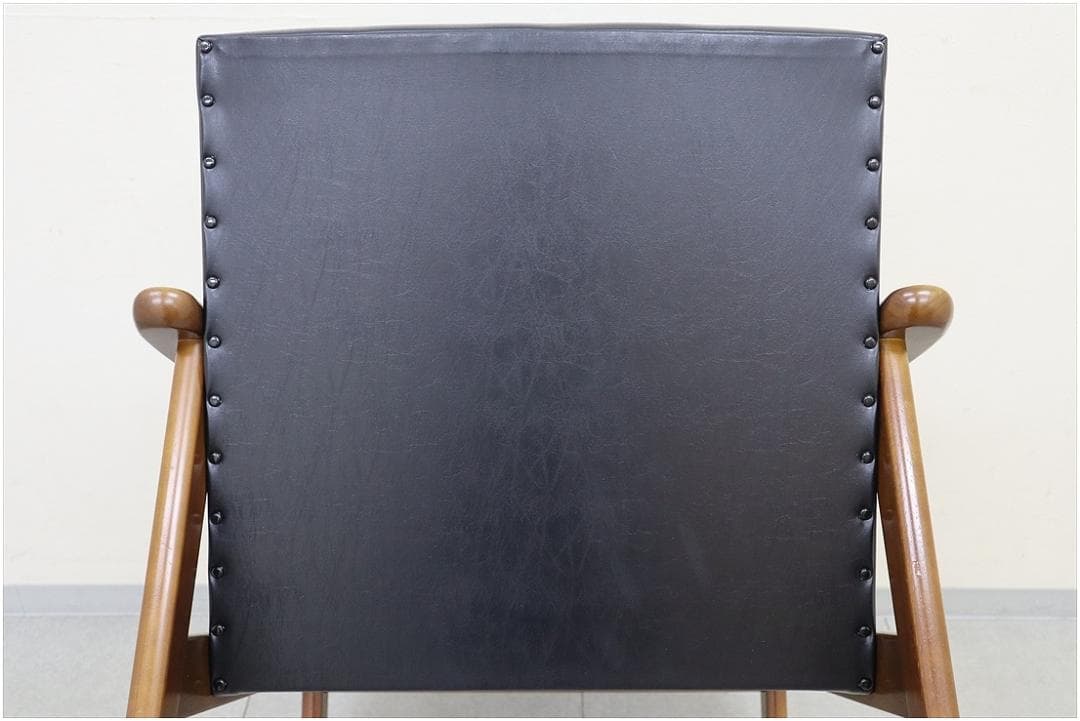 カリモク60 ロクマル Kチェア 1シーター スタンダード ブラック 1P