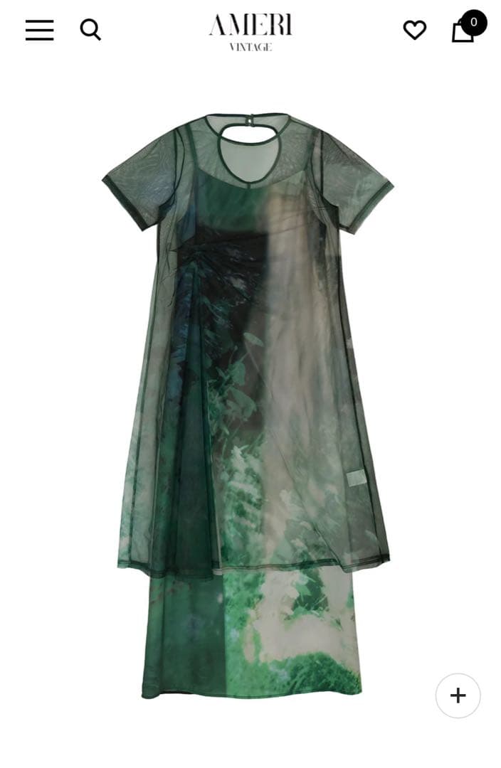 新品✨Silvia Conde Oliván×Ameri SHEER DRESS