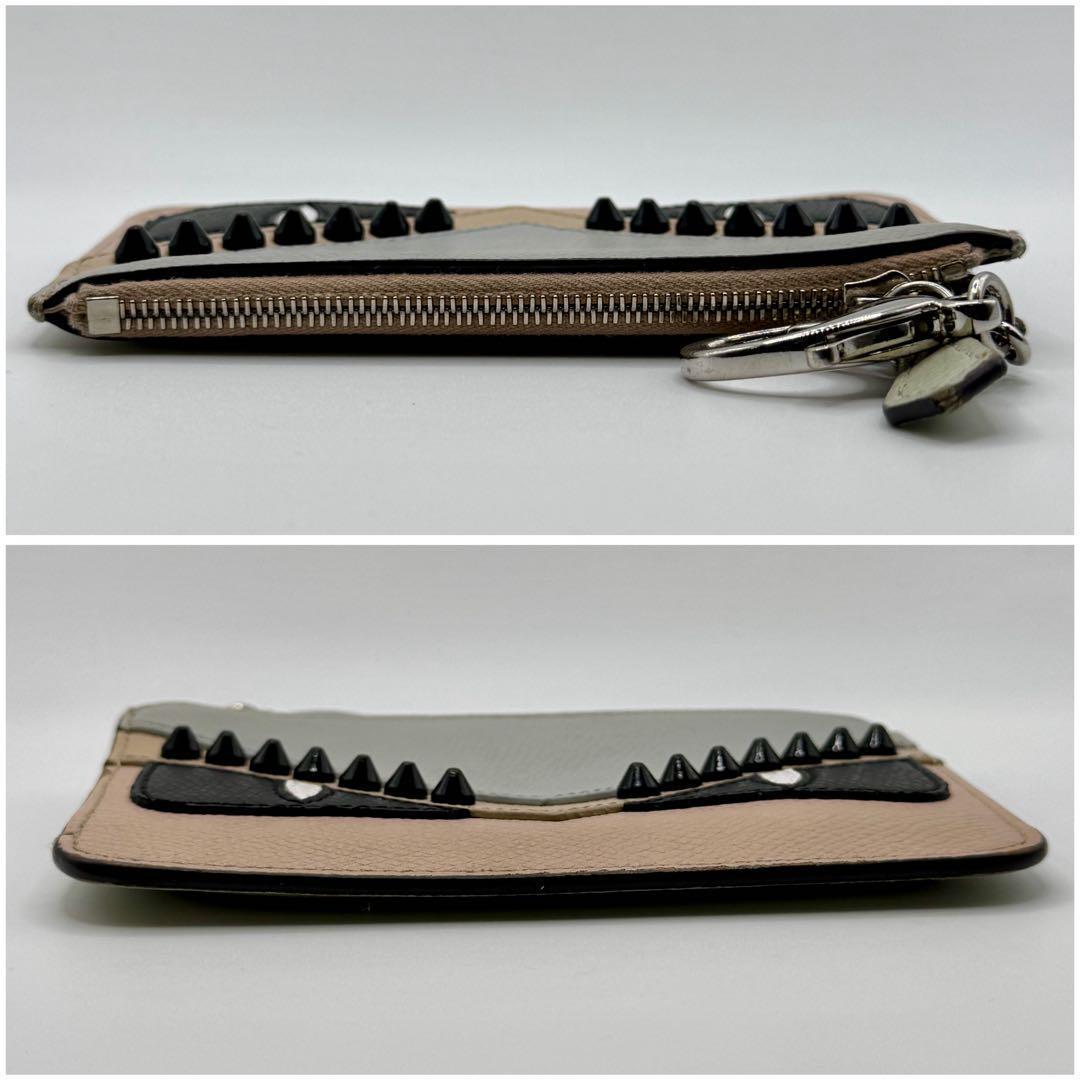 【正規品】フェンディ FENDI ケース モンスターアイ ポーチ レザー