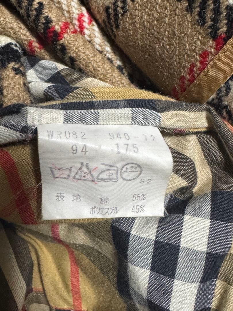 バーバリー　トレンチコート　ライナー付　ノバチェック　カーキ　オリーブ