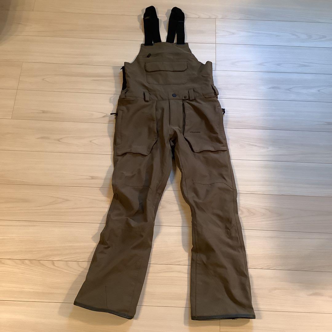 039 22-23 ボルコムVOLCOM スノーボードビブパンツ　S