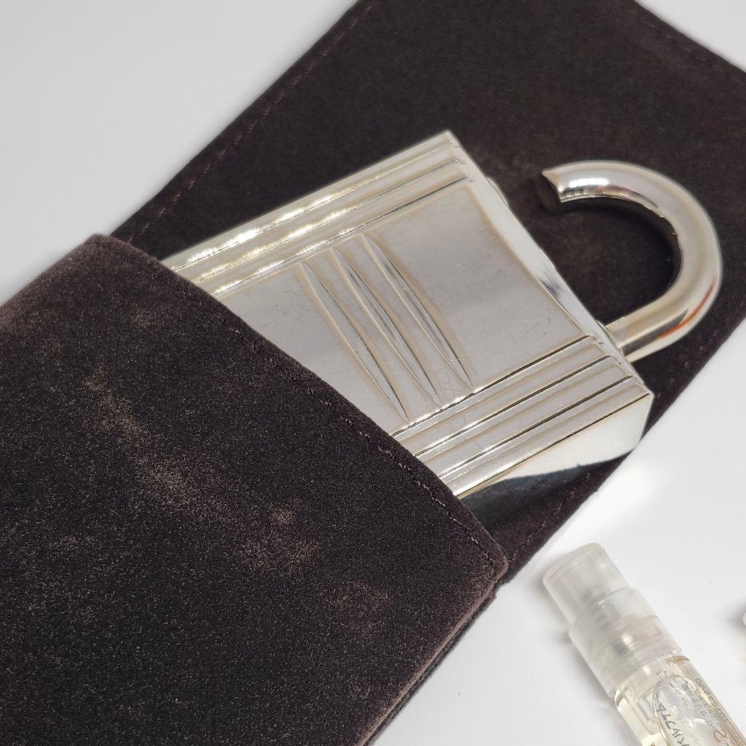 HERMES エルメス カデナ 香水 Perfume シルバー Hロゴ