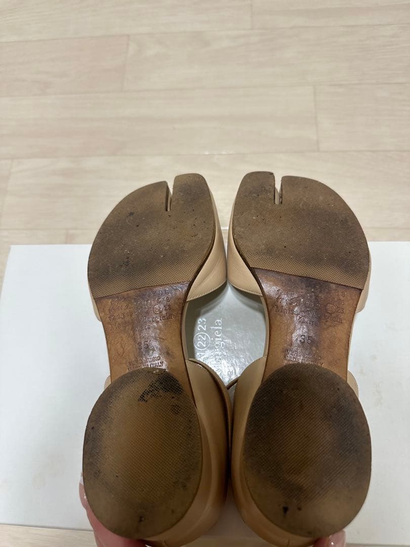 Maison Margiela アンクルストラップ　タビ　ベージュ　35サイズ