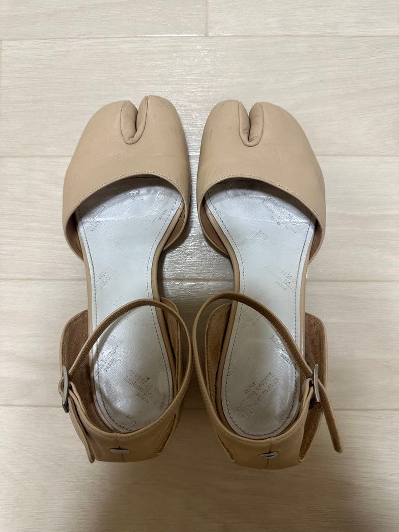 Maison Margiela アンクルストラップ　タビ　ベージュ　35サイズ