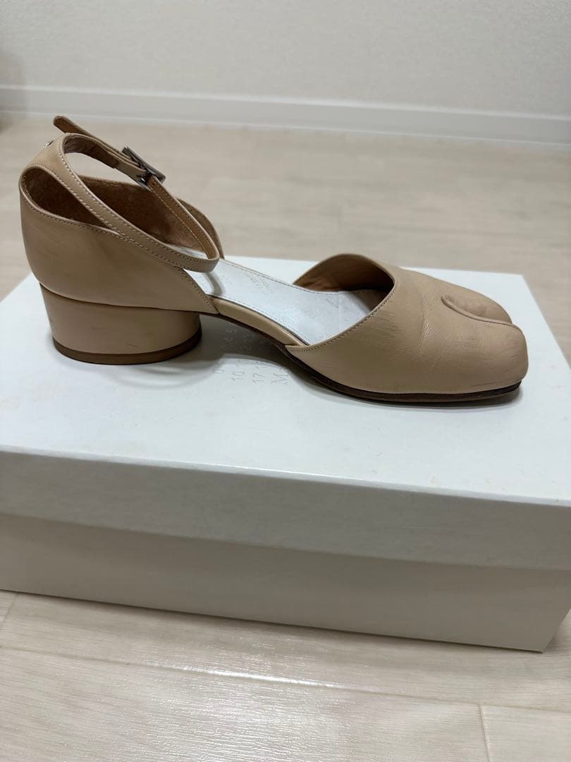 Maison Margiela アンクルストラップ　タビ　ベージュ　35サイズ