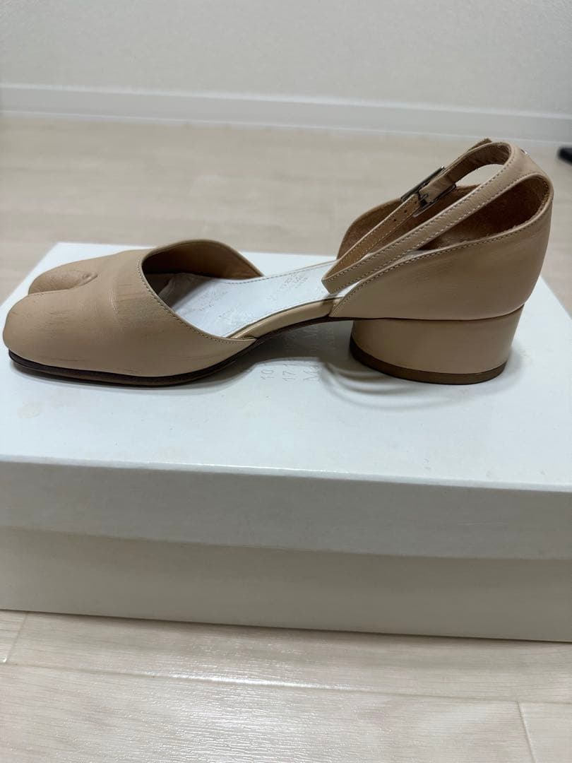 Maison Margiela アンクルストラップ　タビ　ベージュ　35サイズ