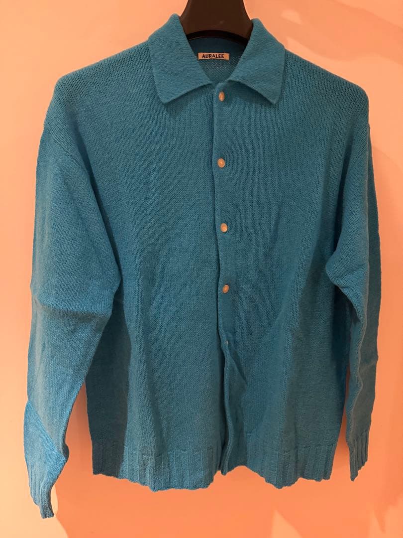 トップス AURALEE WOOL CASHMERE KNIT CARDIGAN 4