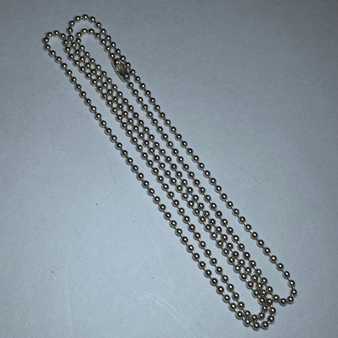 未使用品 クロムハーツ 純正ボールチェーン 75.8センチ
