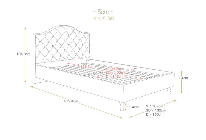 ハイバックベッドフレーム（シングル）　３Dメッシュポケットコイルマットレス付き