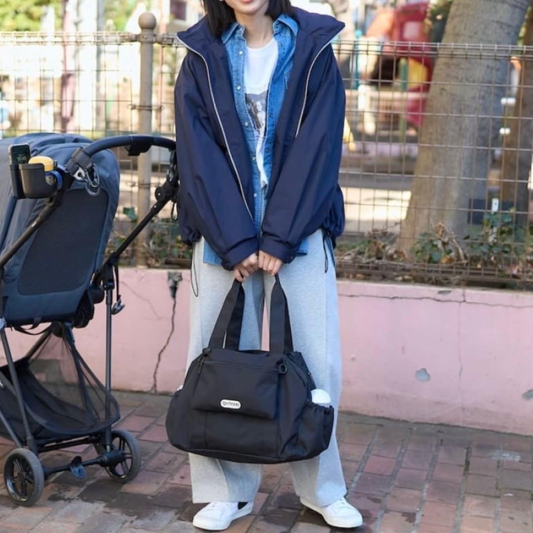 【美品】 25SS 別注 ペアレンツバッグ 3way マザーズバッグ ブラック