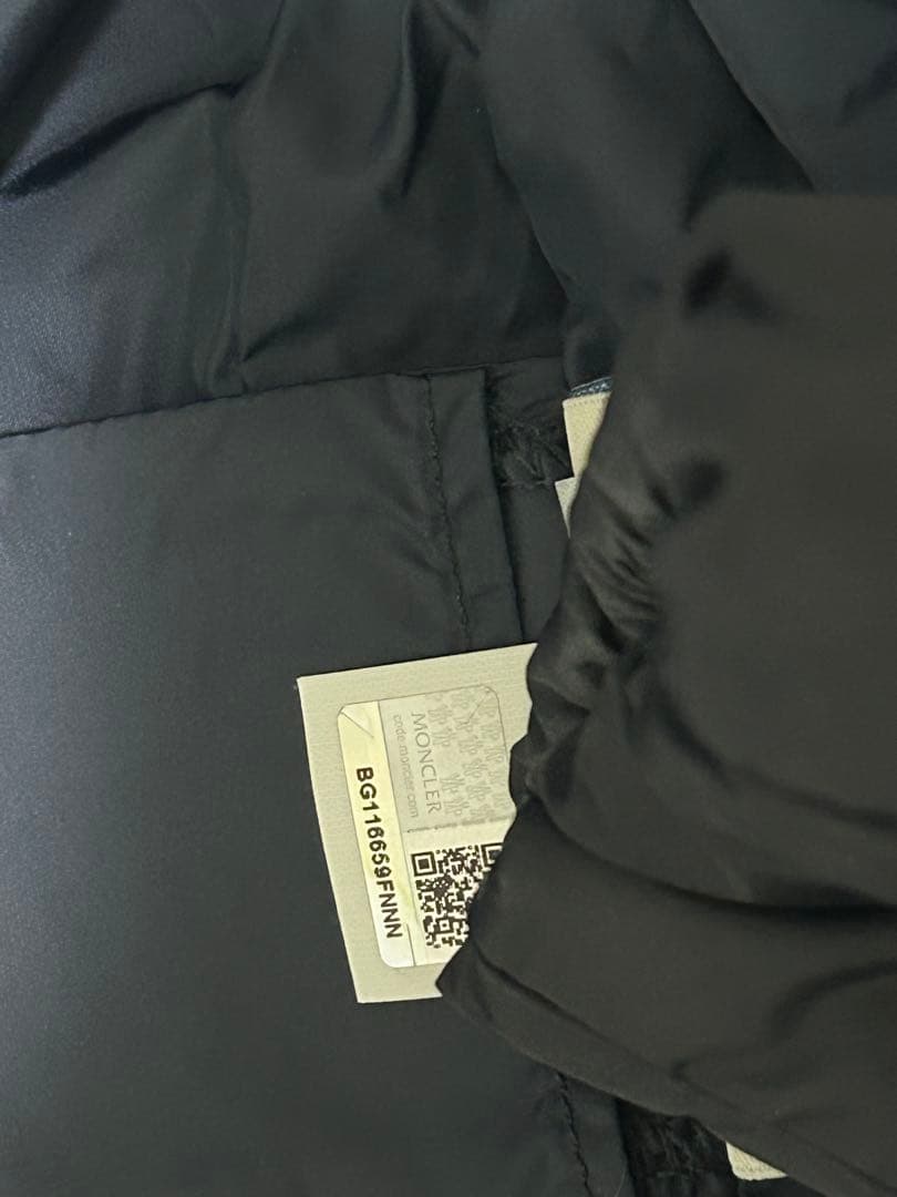 美品MONCLERモンクレールFLAMMETTEフラメッテ ダウンコートネイビー