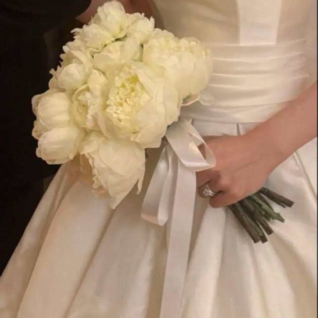 ブーケ ブートニア付 アーティフィシャルフラワー 芍薬 ピオニー