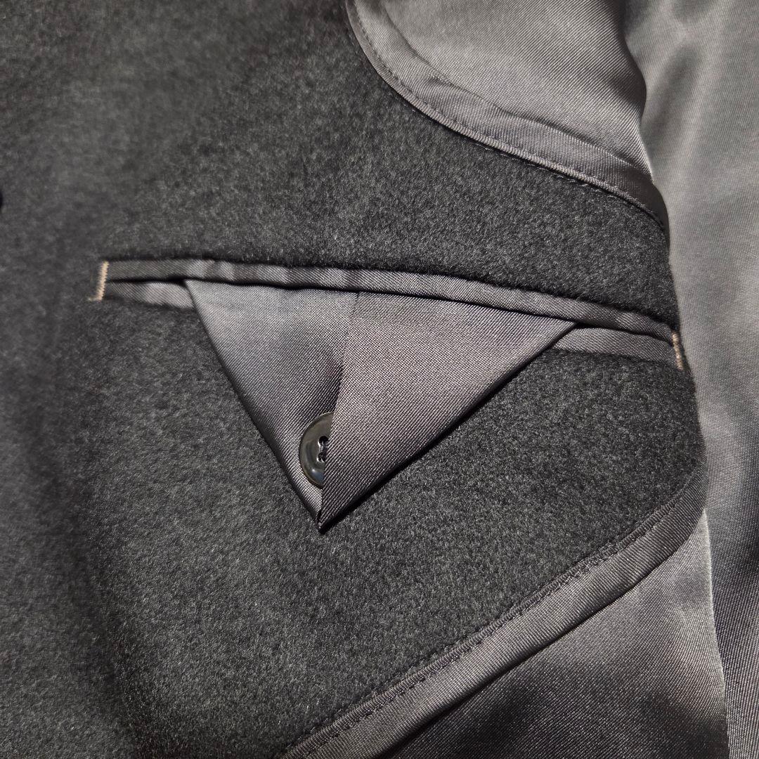 新品タグ付き カシミヤ100％ ロングコート 98A6 ブラック ビラノイア