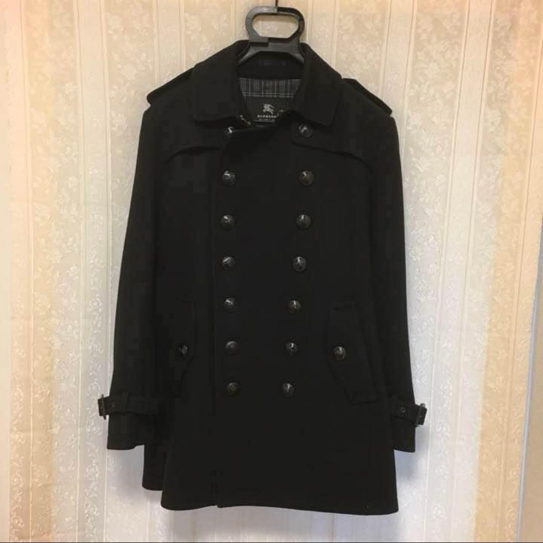 ■レア Burberry Black Label ナポレオンコート