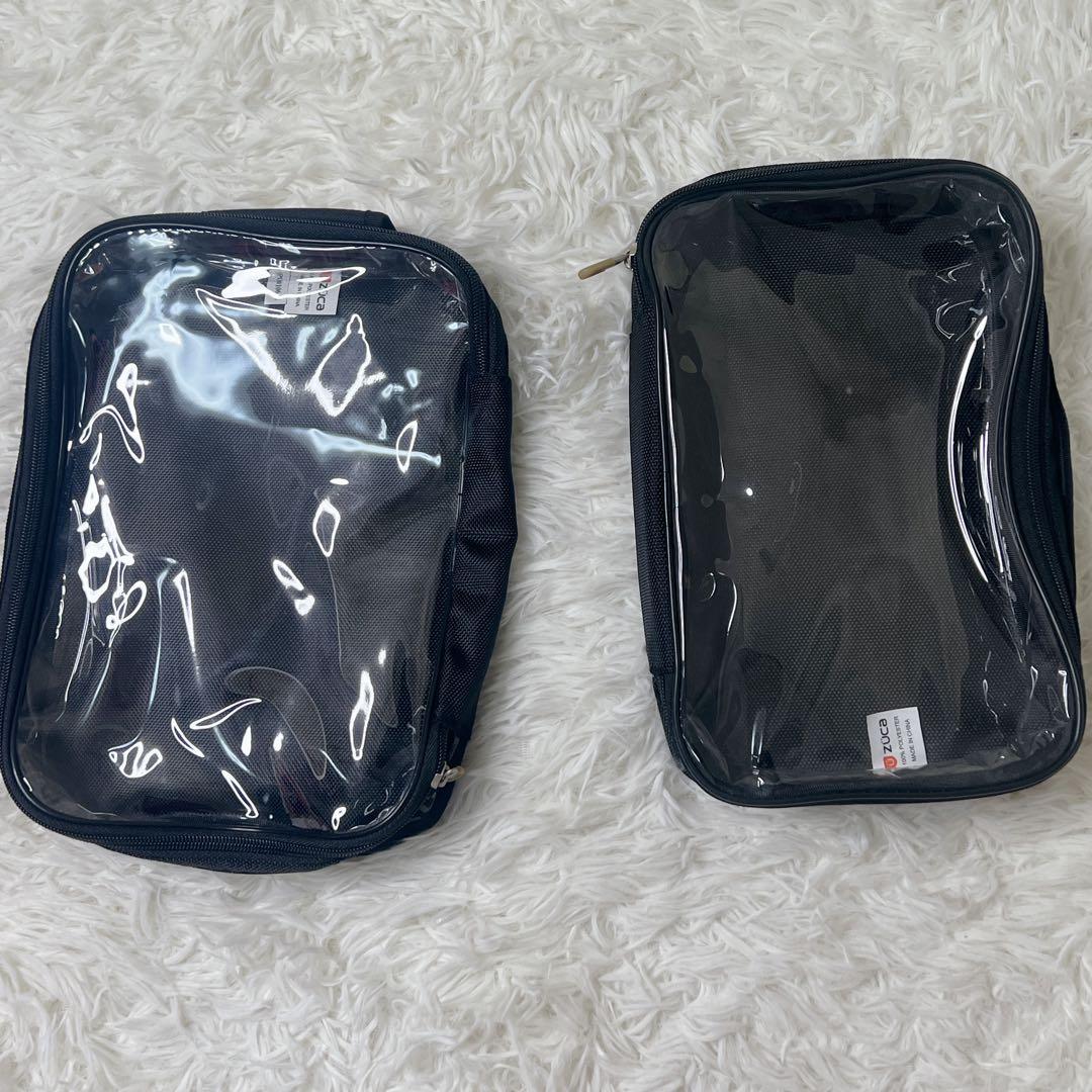✨美品✨ZUCAプロ トラベル　座れるキャリーカート　キャンディレッド　付属品付