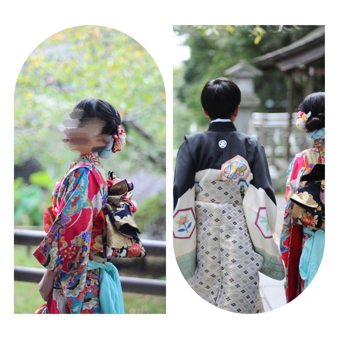 七五三 アンティーク 7歳 女の子 フルセット アンティーク着物 正絹 ピンク