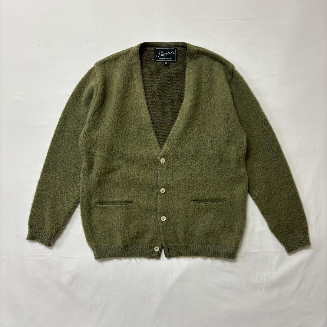 25AW Pherrow's フェローズ モヘア カーディガン