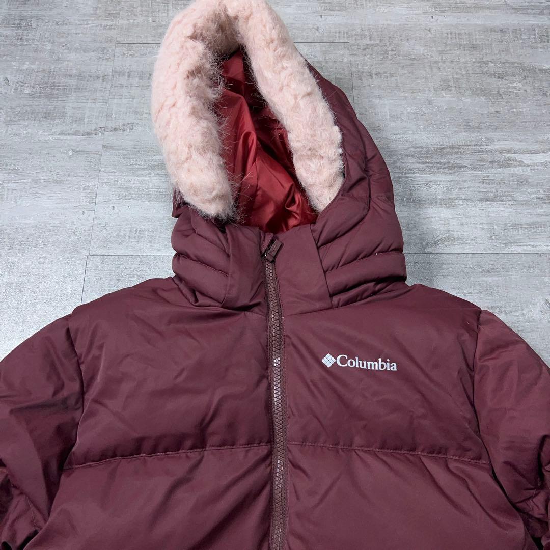 美品 Columbia コロンビア ダウンコート ダウンジャケット L ファー