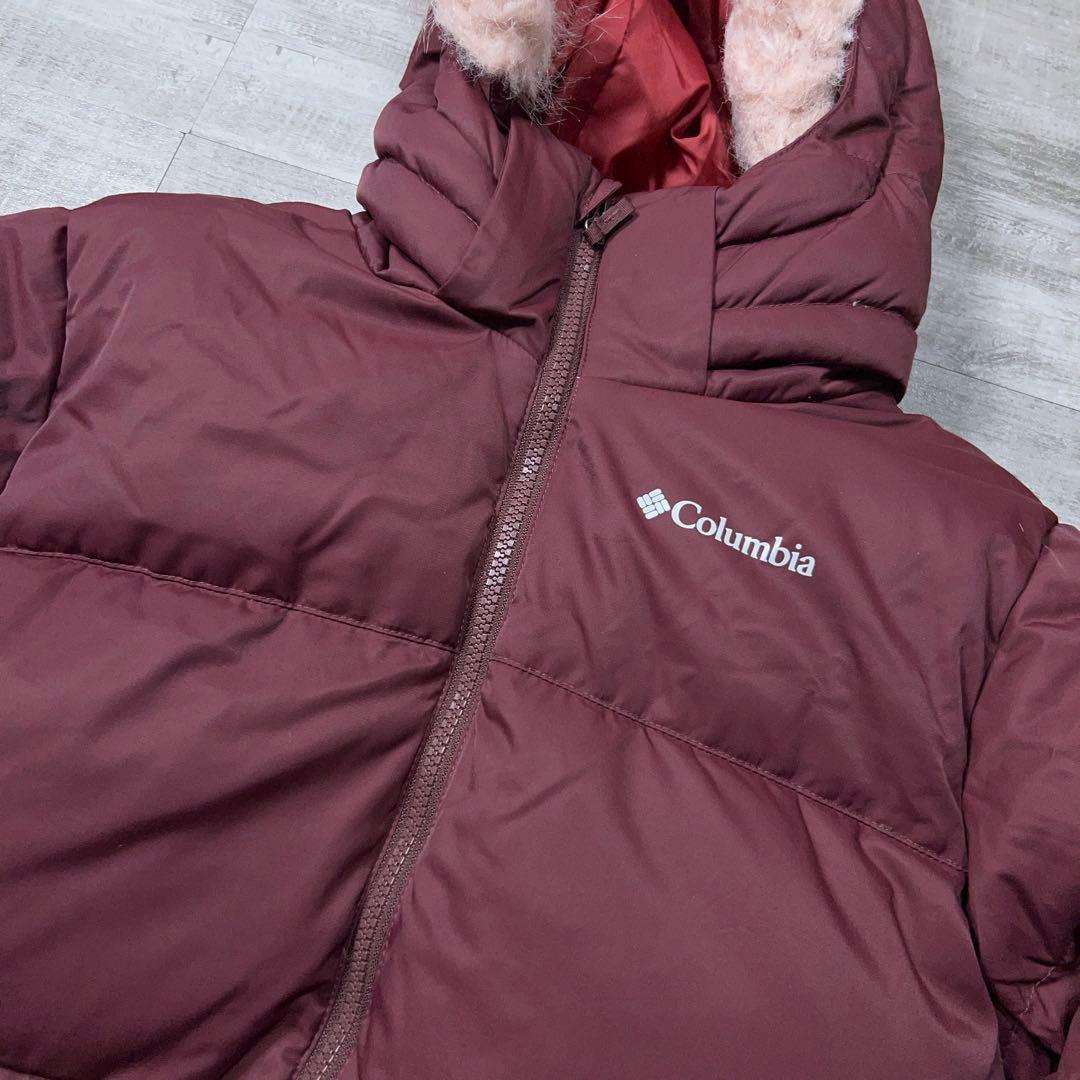 美品 Columbia コロンビア ダウンコート ダウンジャケット L ファー