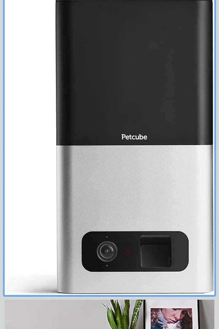 ペットキューブ　自動餌やり　室内カメラ付き