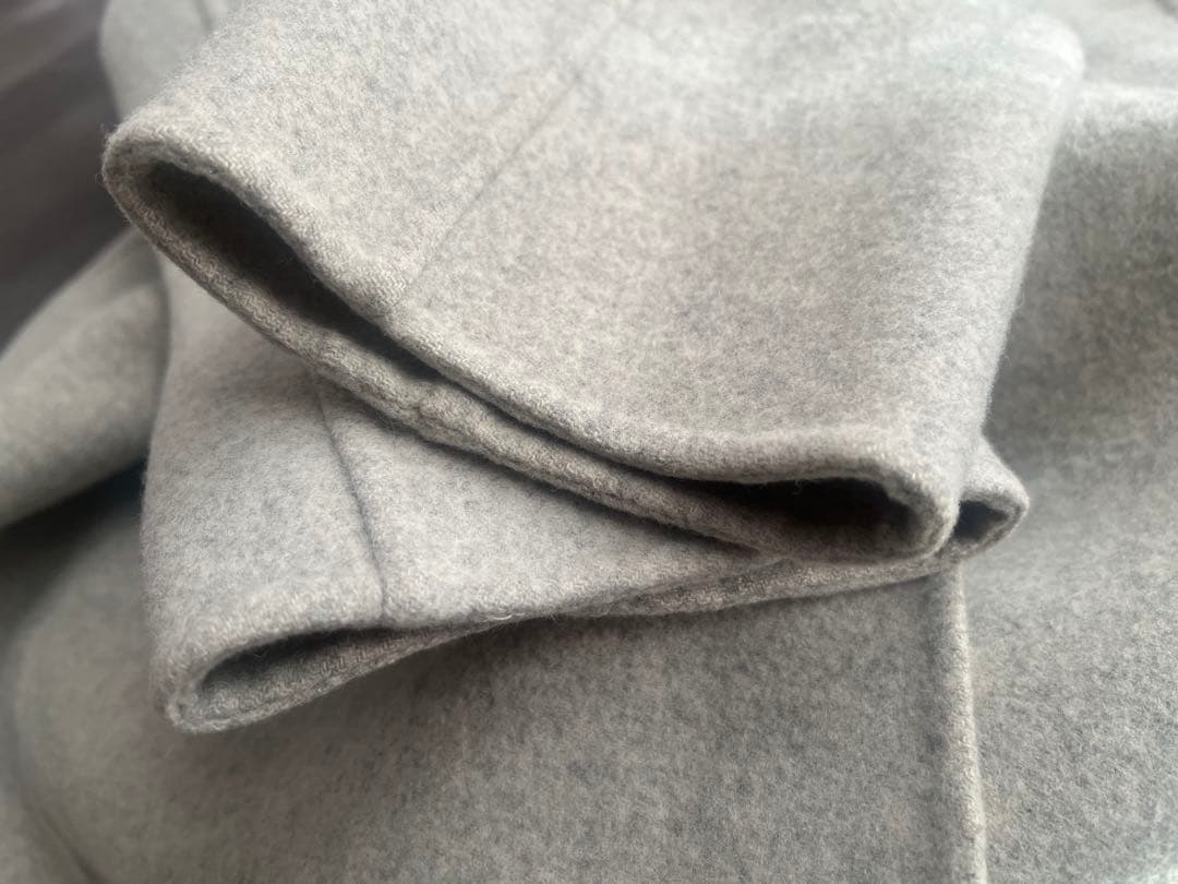 GALERIE VIE ギャルリーヴィー・ライトメルトンコート 34グレー