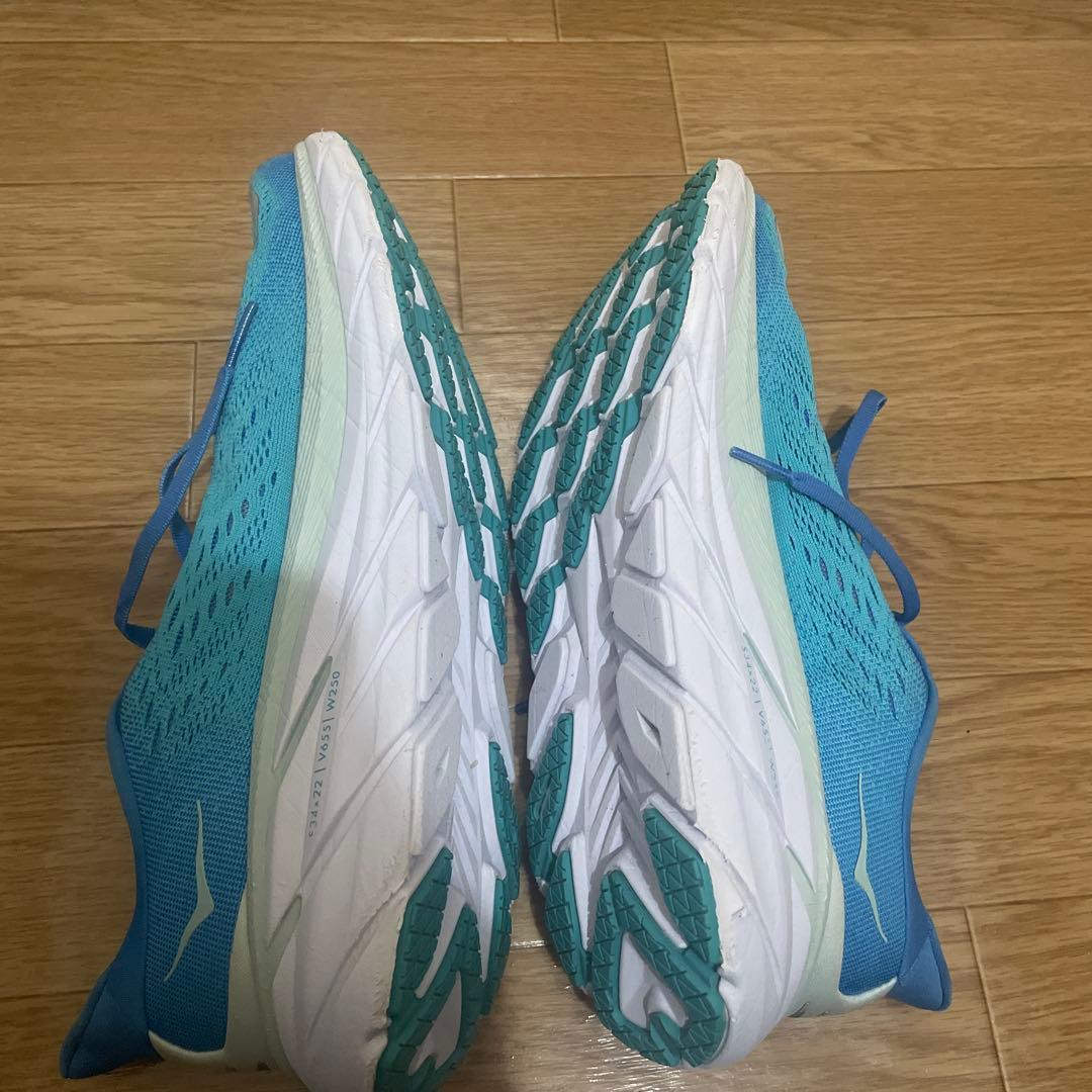 HOKA ランニングシューズ ブルー