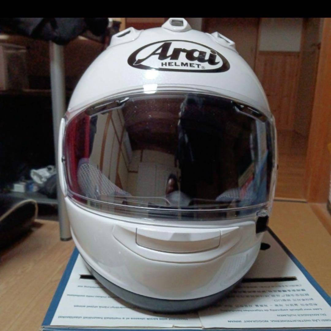 【美品】Arai RX-7X グラスホワイト XLサイズ 2022年製造