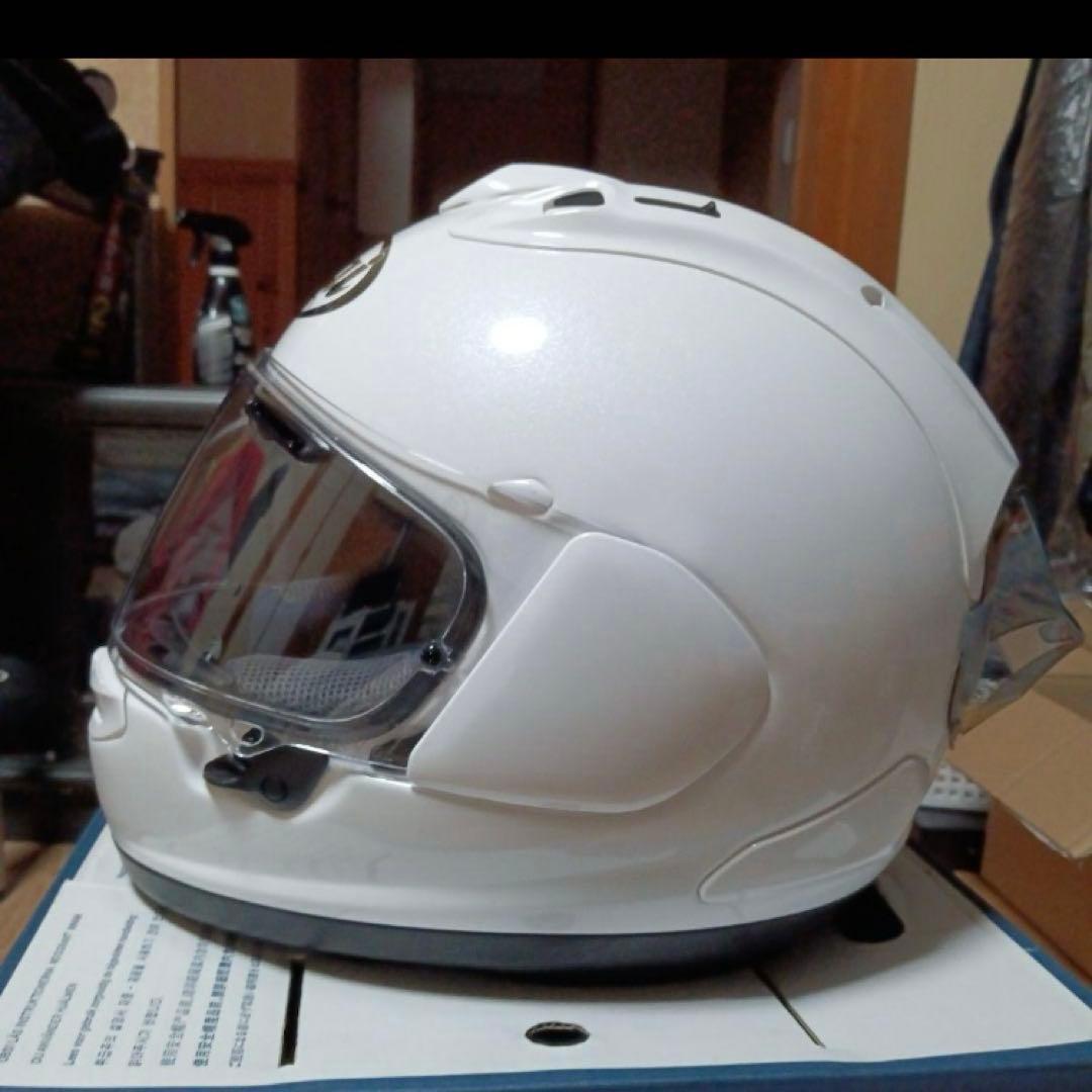 【美品】Arai RX-7X グラスホワイト XLサイズ 2022年製造