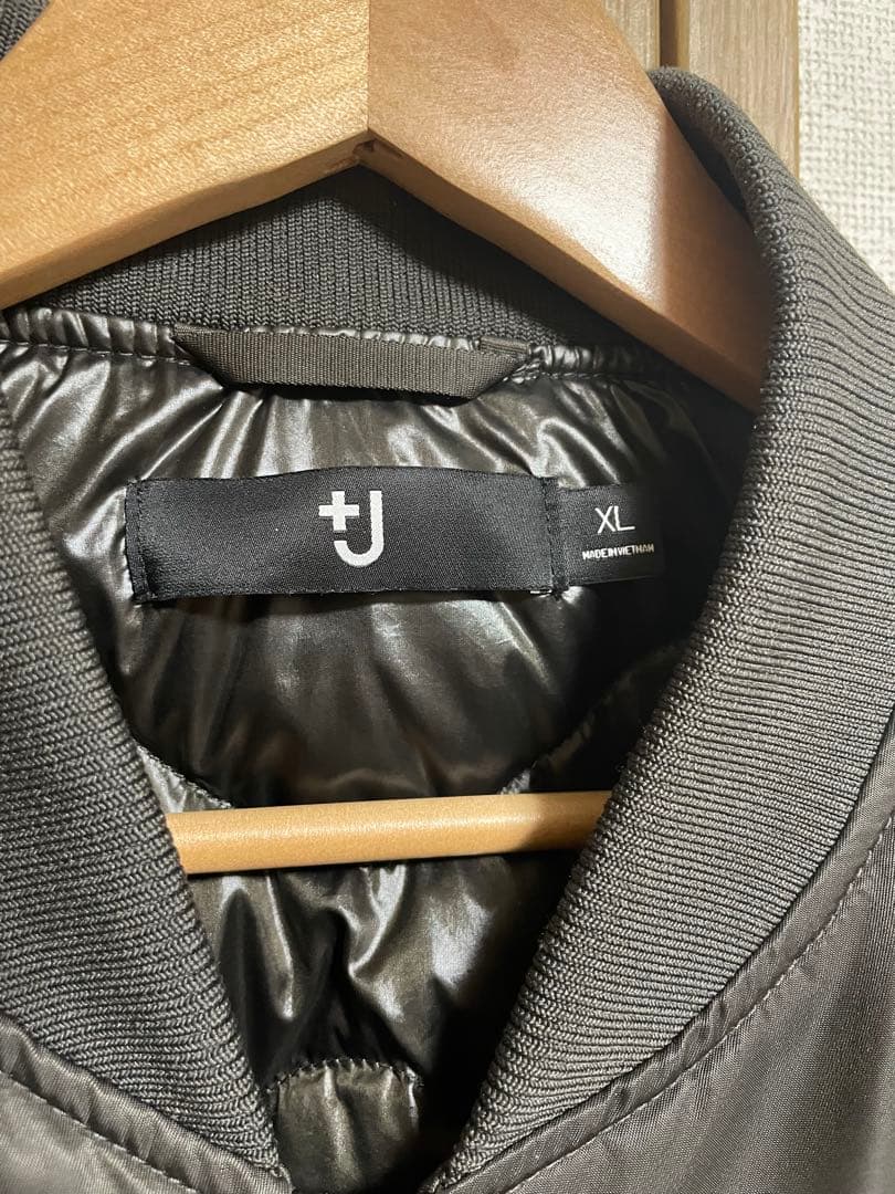 ケ*ン様 UNIQLO +J ハイブリッドダウン　オーバーサイズMA-1 グレー