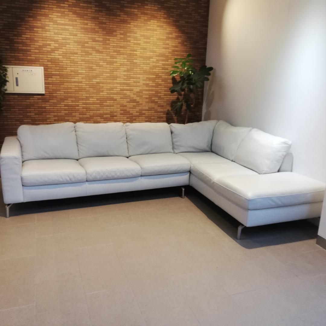 希少 美品♠Natuzzi Italia　３人掛け+右コーナー